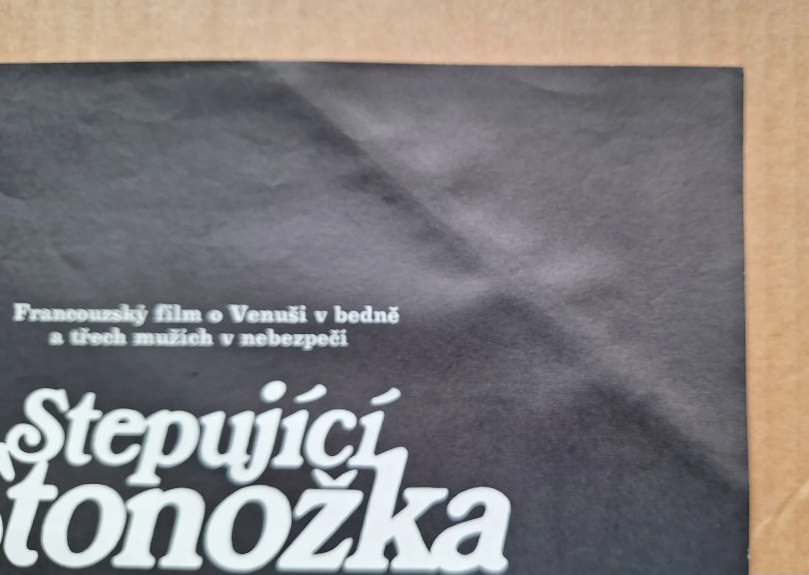 THE CENTIPEDE IS TAP DANCING, ORIGINAL A3 CZECH MOVIE POSTER, ZDENEK VLACH, изображение 3