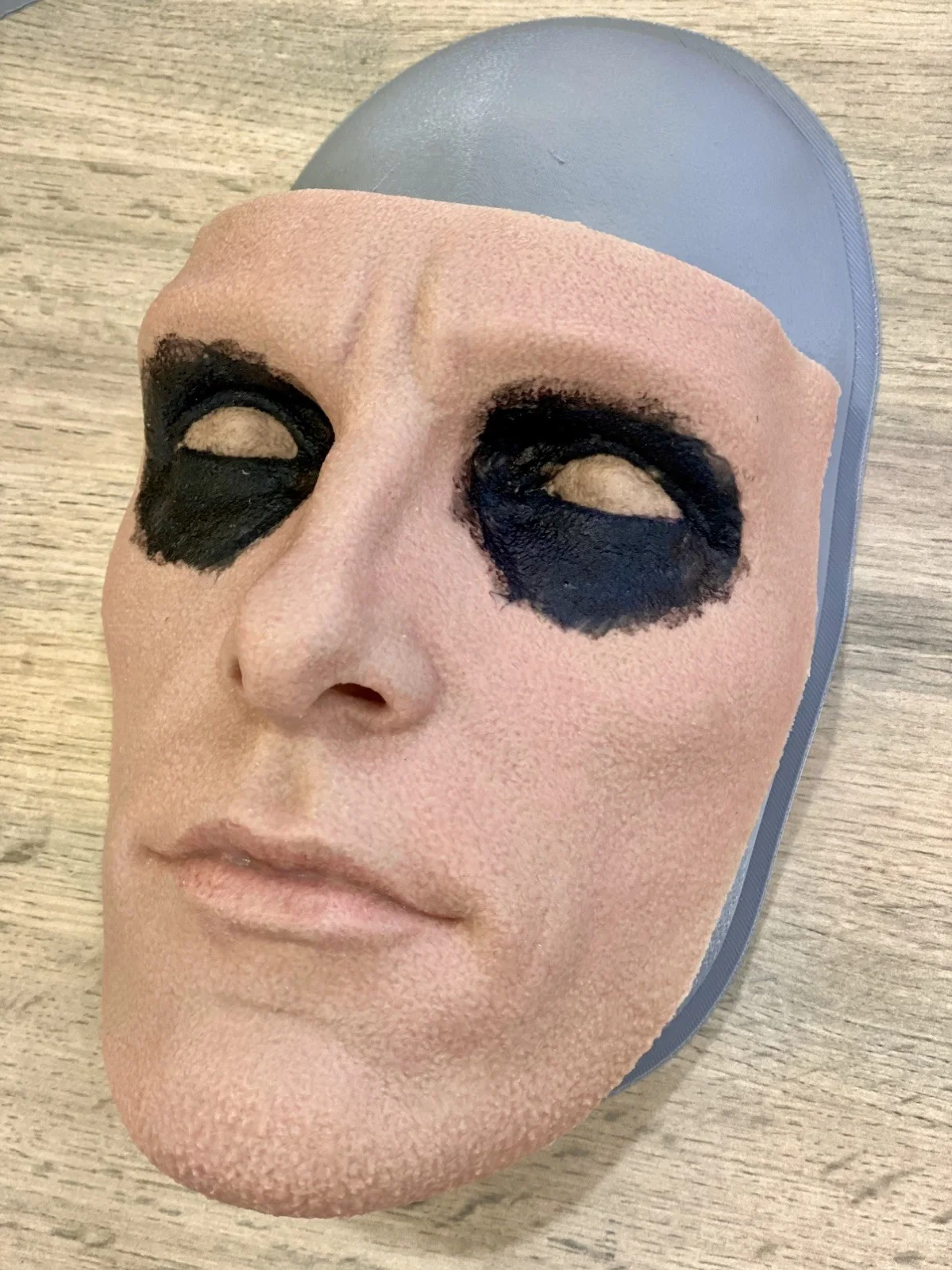Batman Cowl Christian Bale Silicone Face 1:1 Prop Hyper Real., image 2