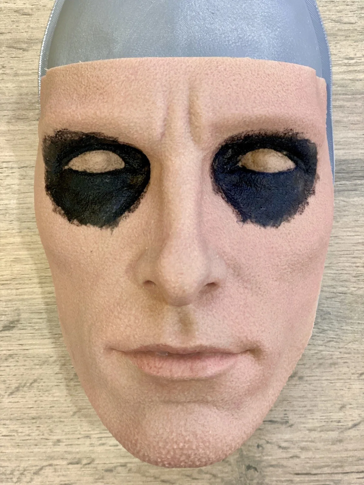 Batman Cowl Christian Bale Silicone Face 1:1 Prop Hyper Real., image 3