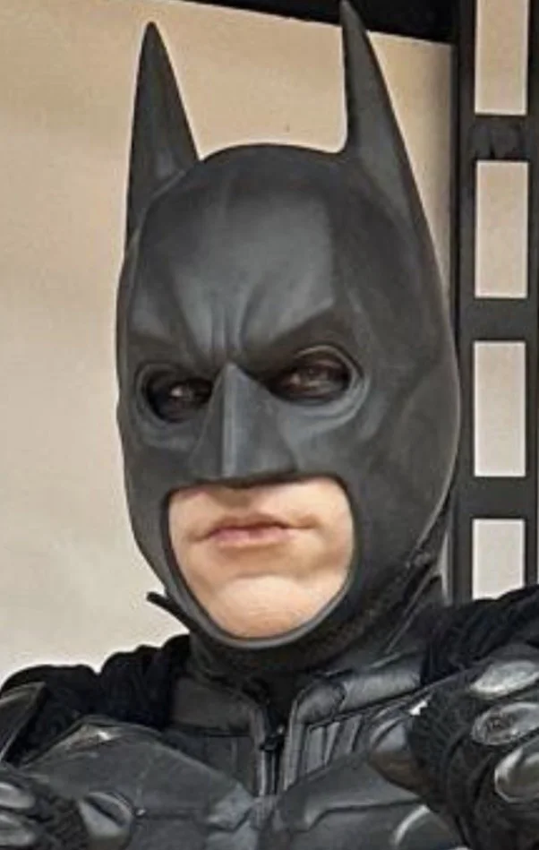 Batman Cowl Christian Bale Silicone Face 1:1 Prop Hyper Real., image 5