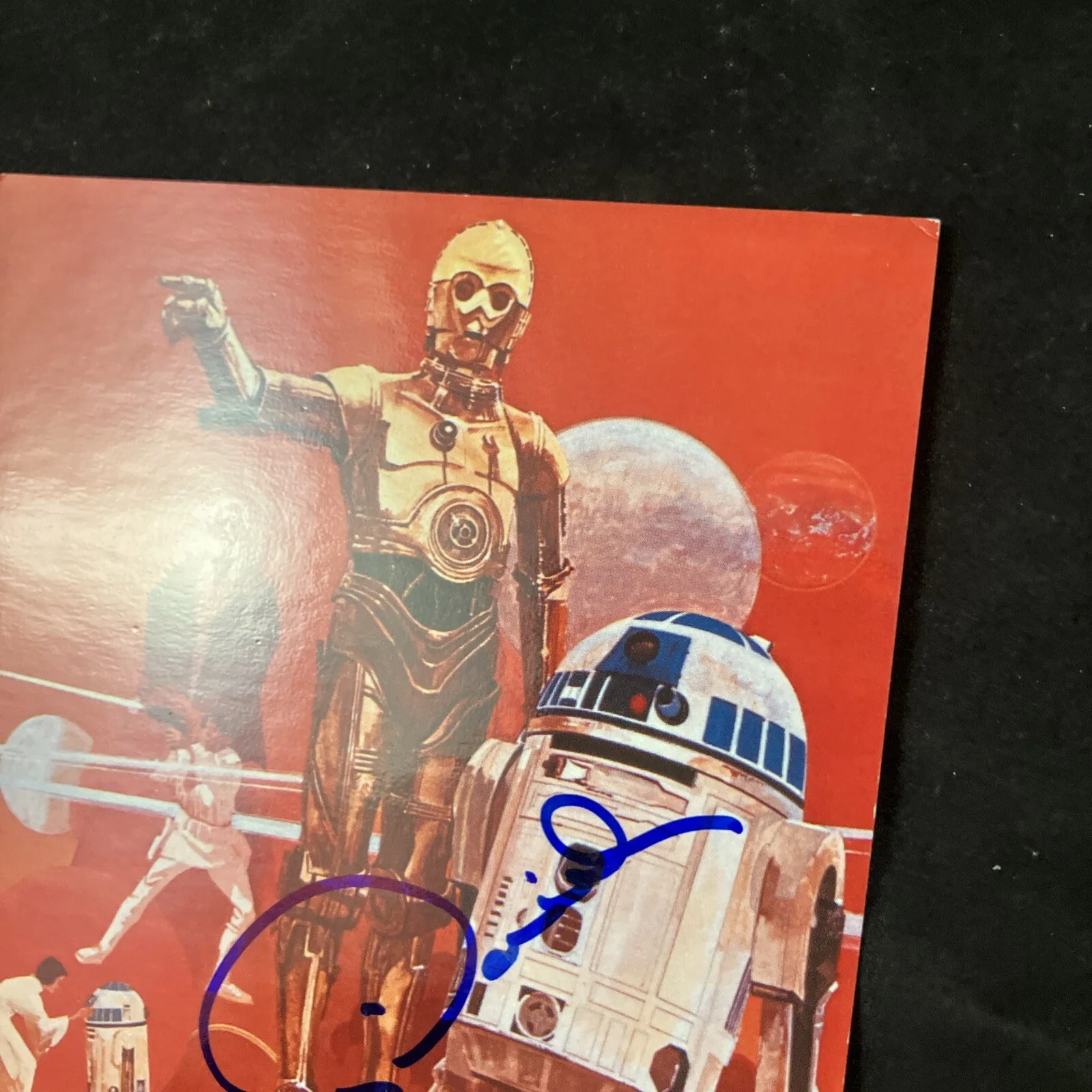 Anthony Daniels — Anthony Daniels personal collection: hand signed 1997 Star Wars postcard~~`...., image 5