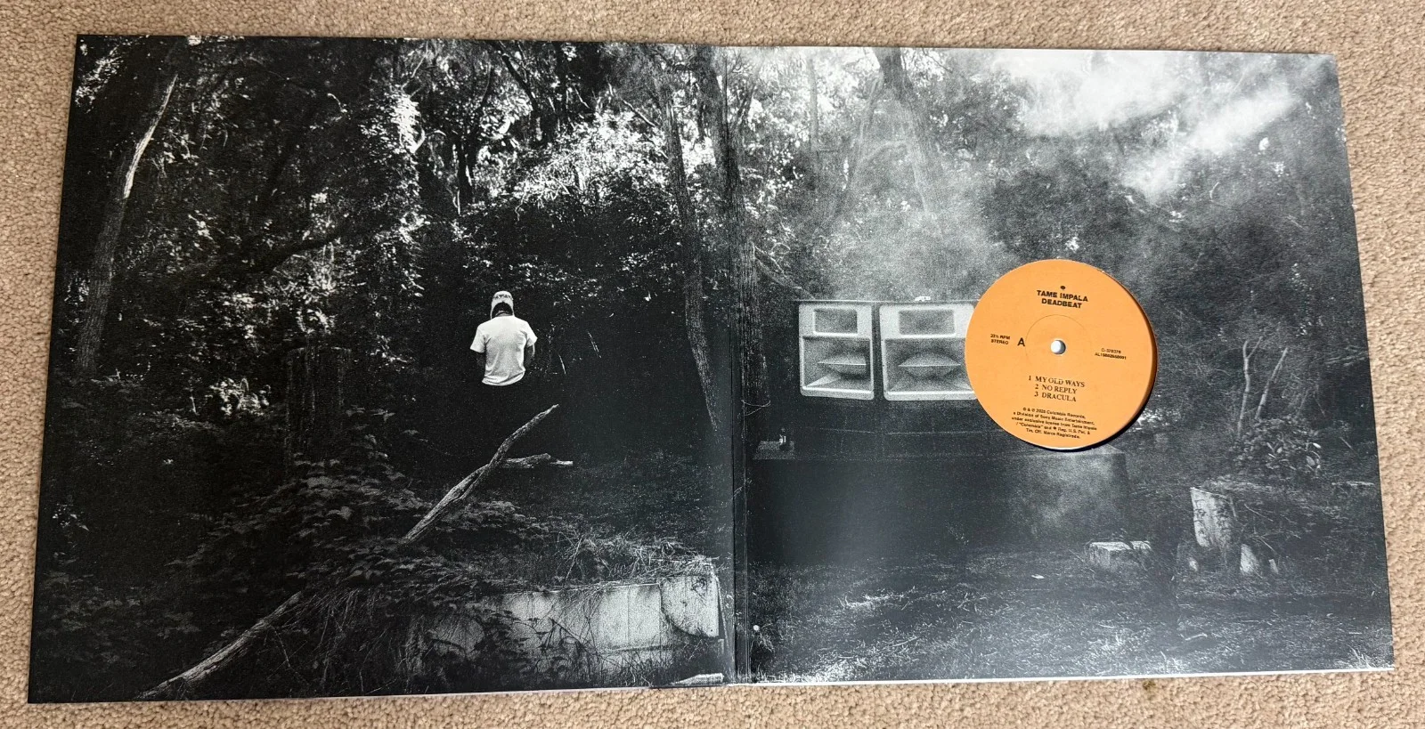TAME IMPALA Signed AUTOGRAPH Vinyl LP Deadbeat Beckett BAS COA Autographed, image 2