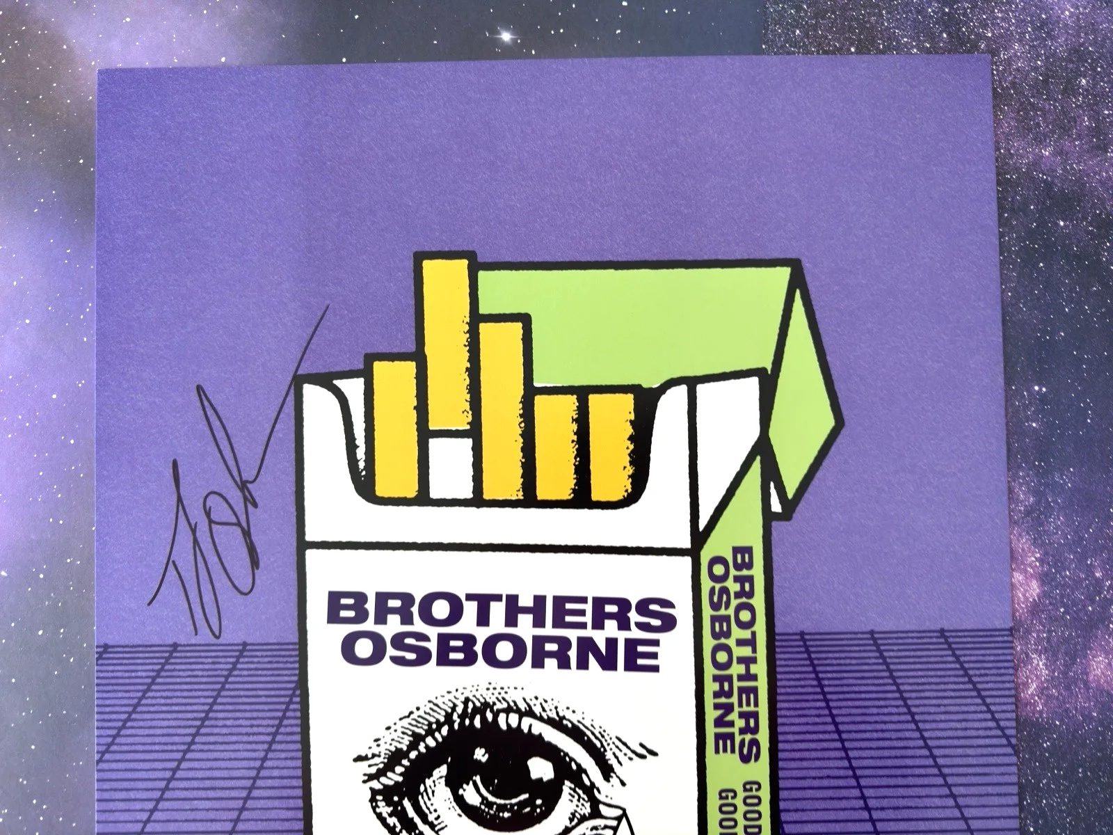 BROTHERS OSBORNE Signed Autographed 18x24 Poster Goodbyes Kicking In TJ John, image 4