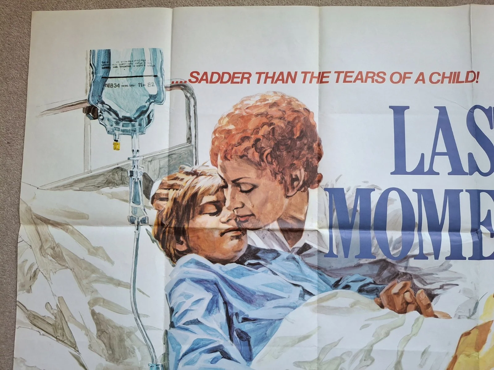 Last Moments Rare Original UK Cinema Film Movie Quad Poster 40 x 30 inches, изображение 2