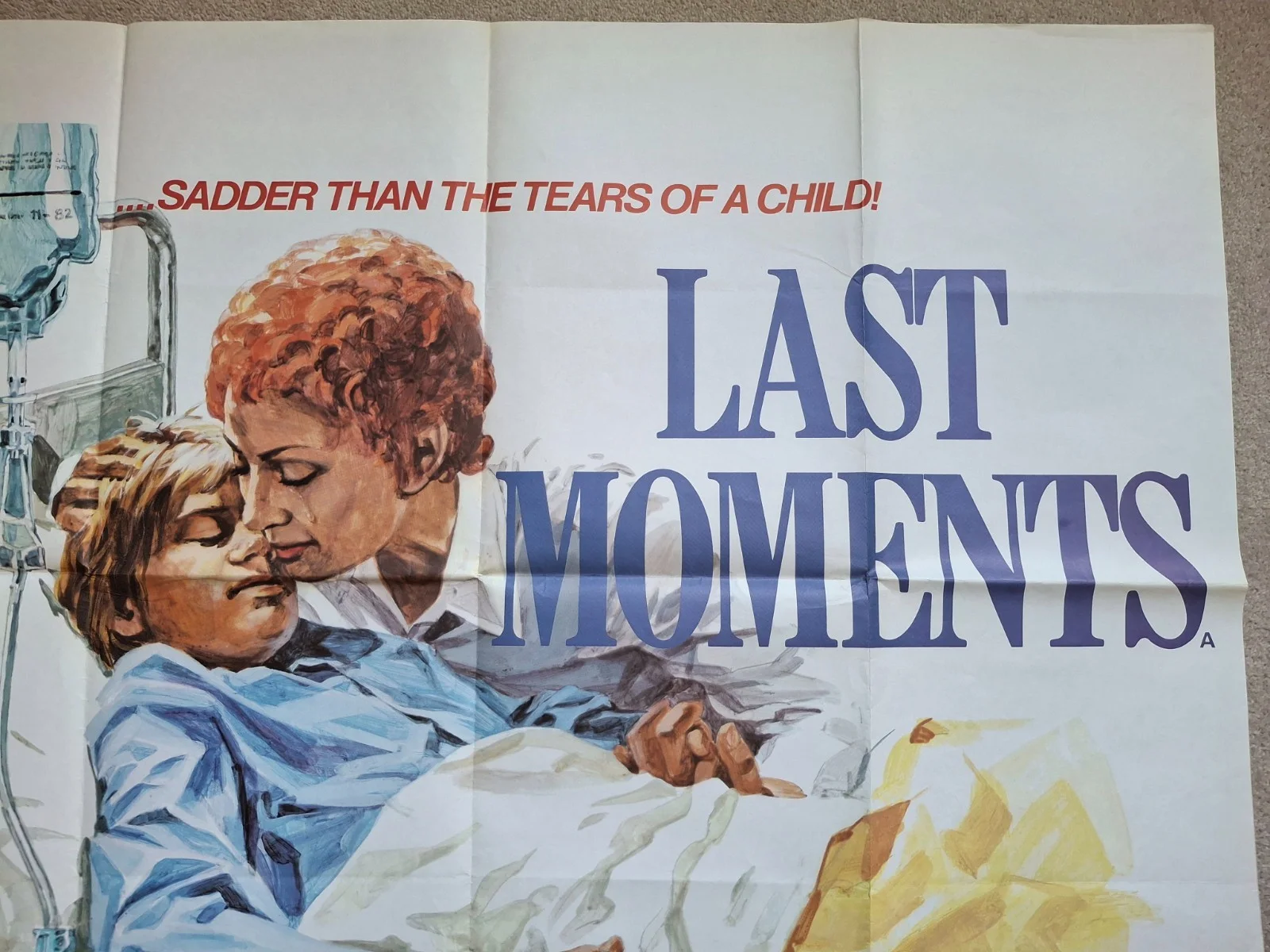 Last Moments Rare Original UK Cinema Film Movie Quad Poster 40 x 30 inches, изображение 3
