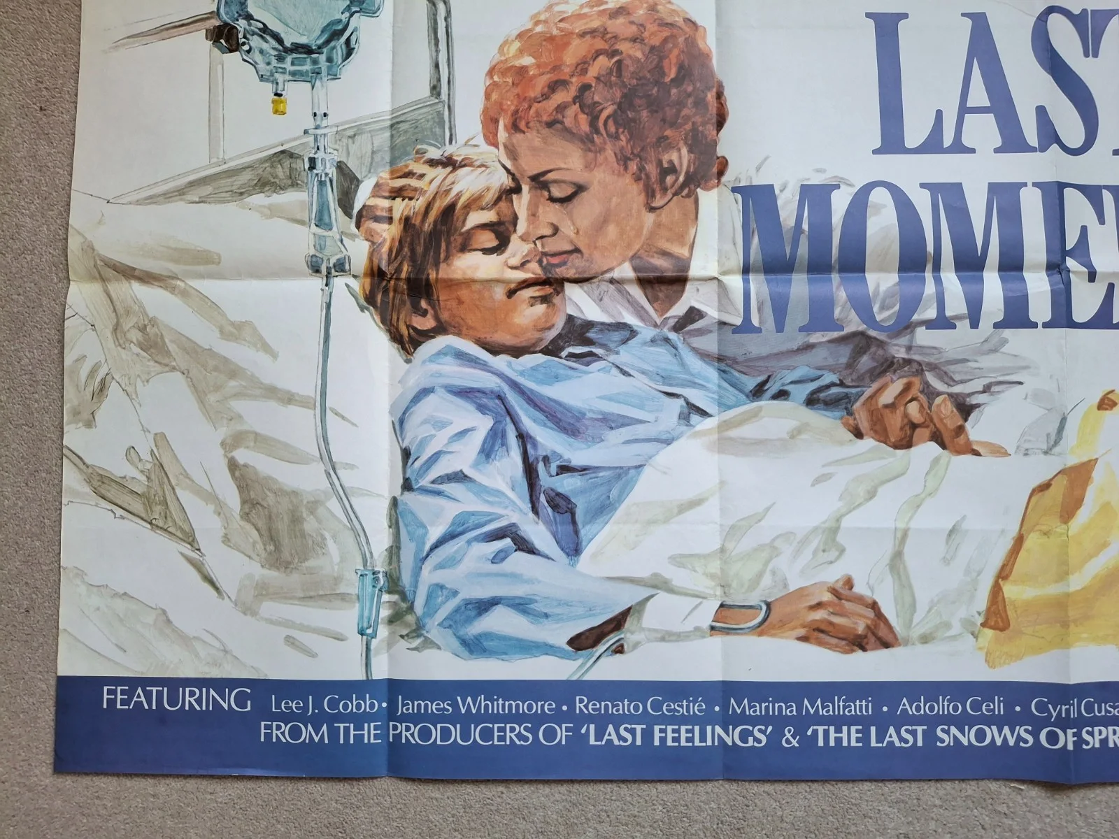 Last Moments Rare Original UK Cinema Film Movie Quad Poster 40 x 30 inches, изображение 5