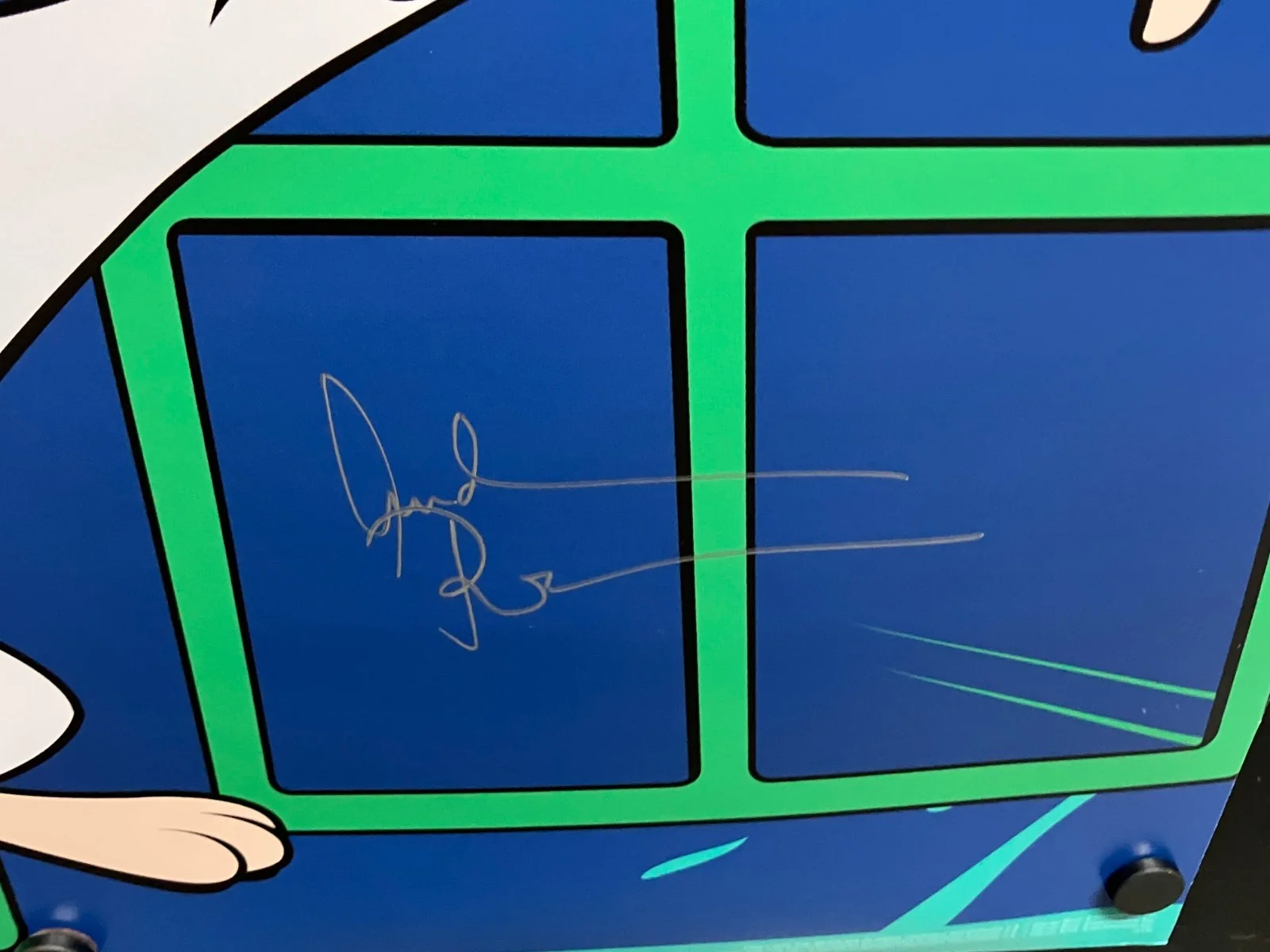 Andrea Romano — Andrea Romano PINKY & THE BRAIN Signed Autographed 22x34 Poster Wizard World, изображение 2