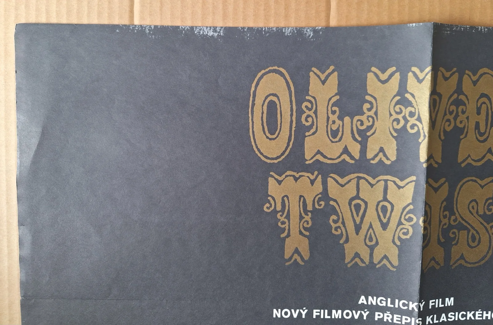 OLIVER TWIST CHARLES DICKENS CLIVE DONNER ORIGINAL A1 CZECH MOVIE POSTER FLEJSAR, image 3