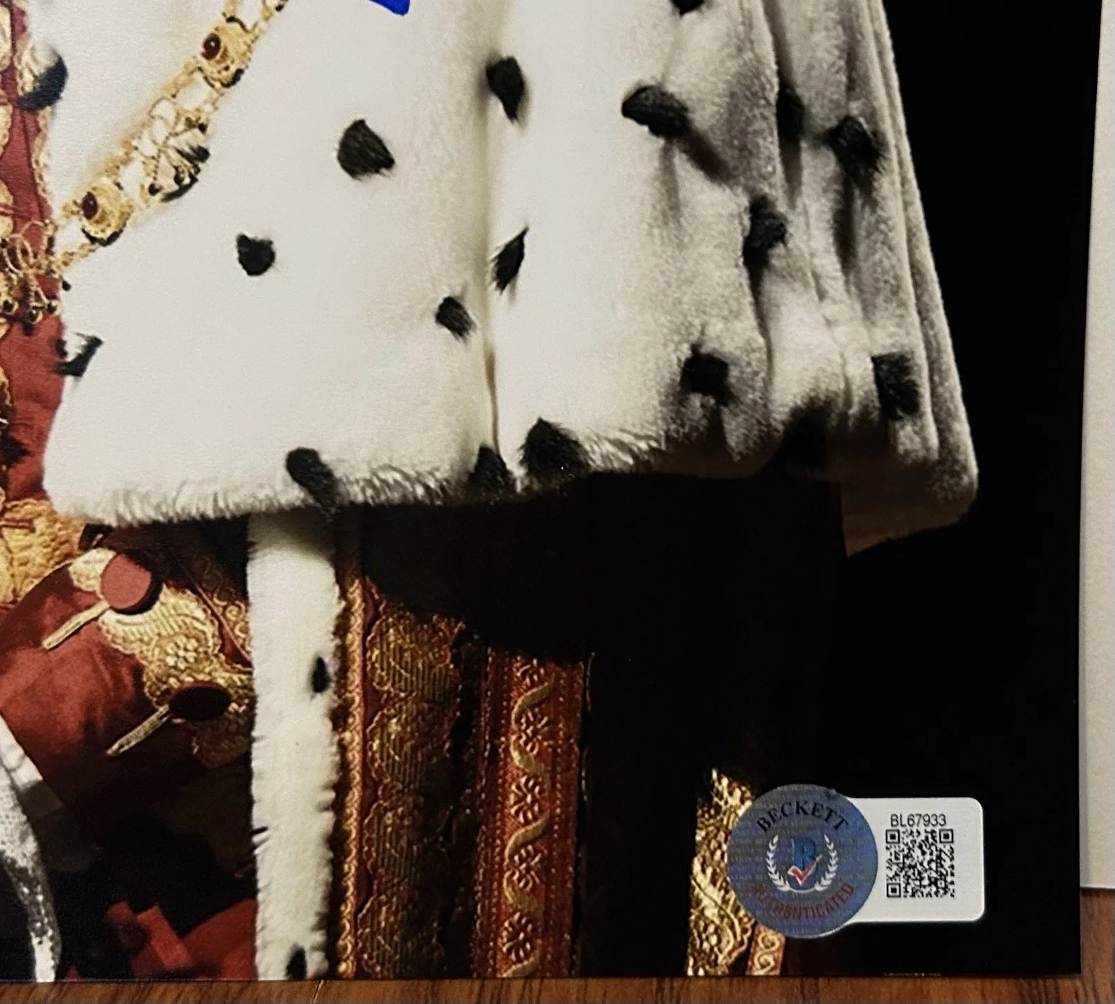 JONATHAN GROFF HAMILTON KING GEORGE III SIGNED 8X10 PHOTO B BECKETT BAS, image 2