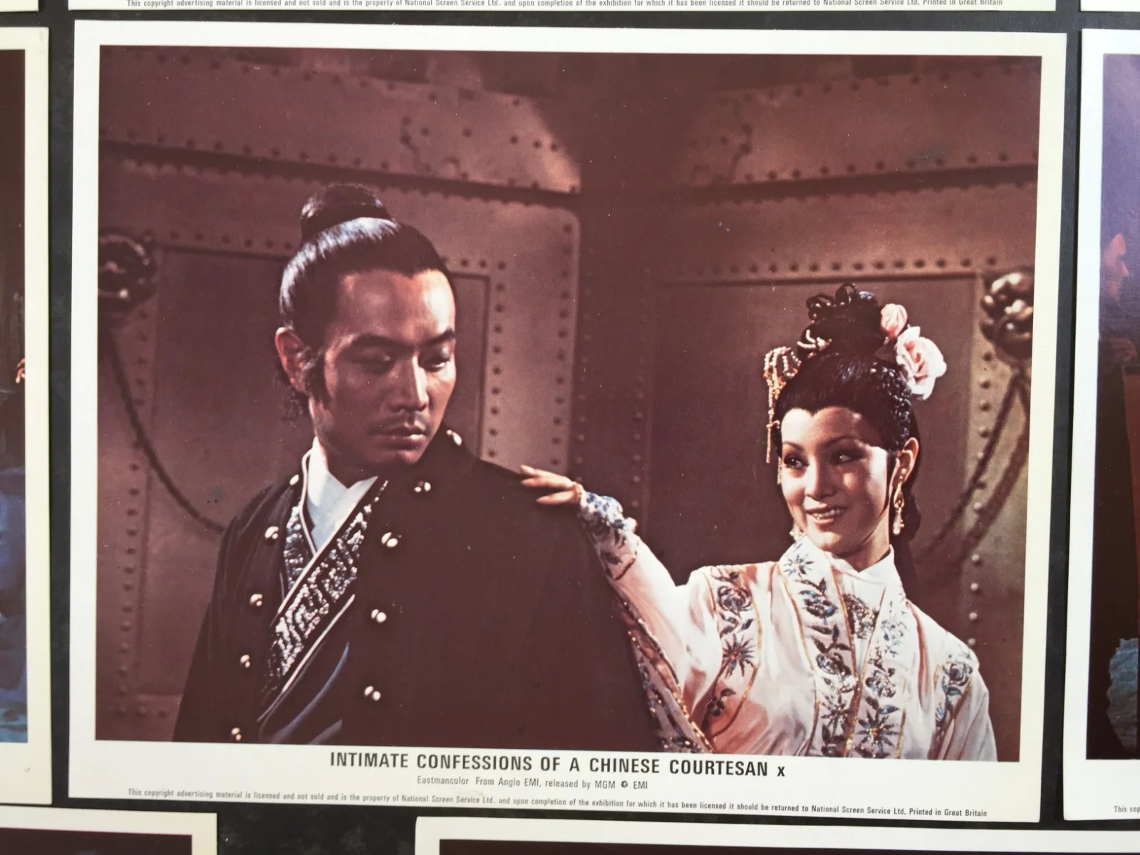 Intimate Confessions Chinese Courtesan 1972 Original Kung fu Poster & Lobby Card, изображение 5