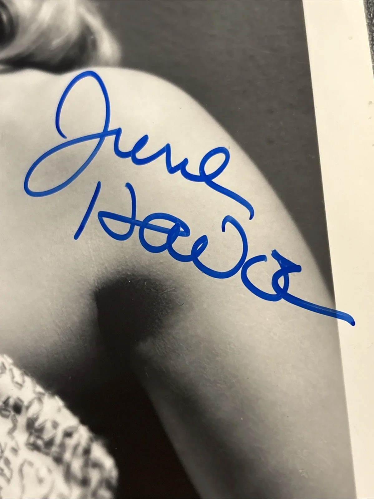 June Havoc Signed 8x10 Photo Autograph IAA COA Classic Hollywood Actress, image 2