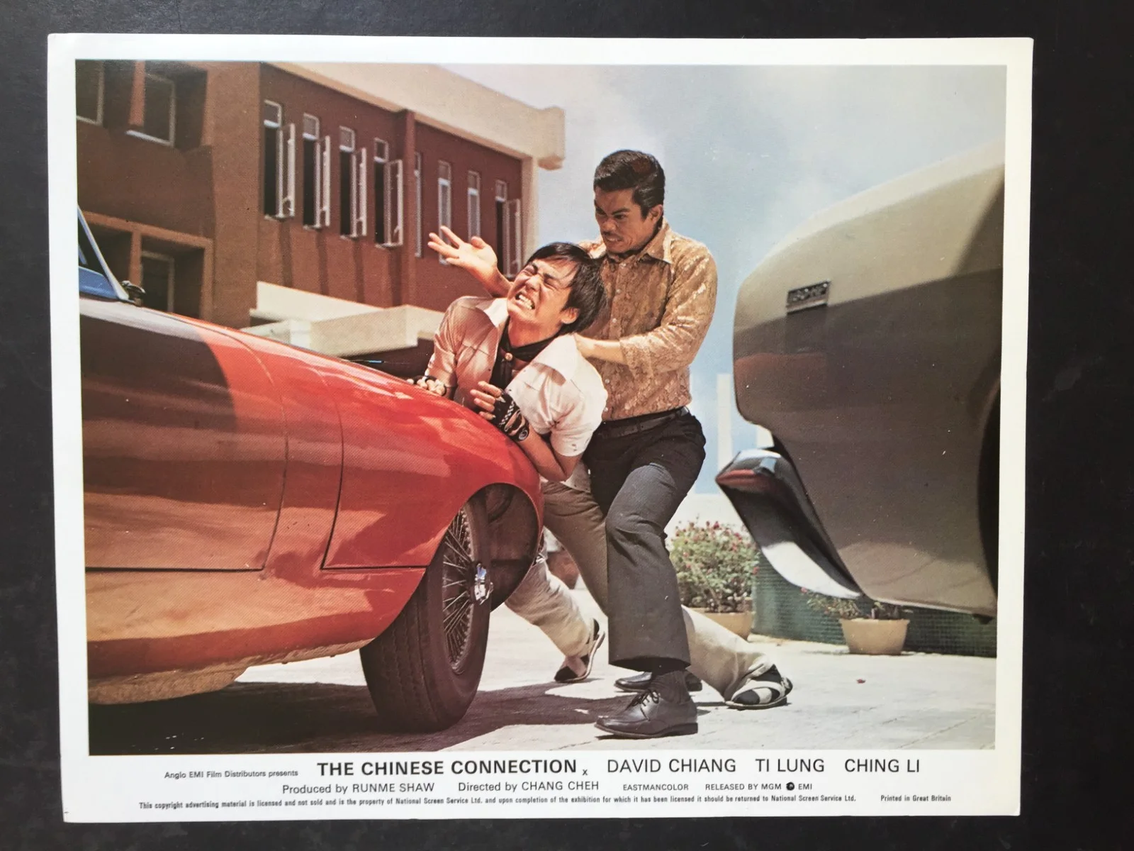 The Chinese Connection, 8 Original Lobby Cards, 1973 Martial Arts, David Chiang, image 2