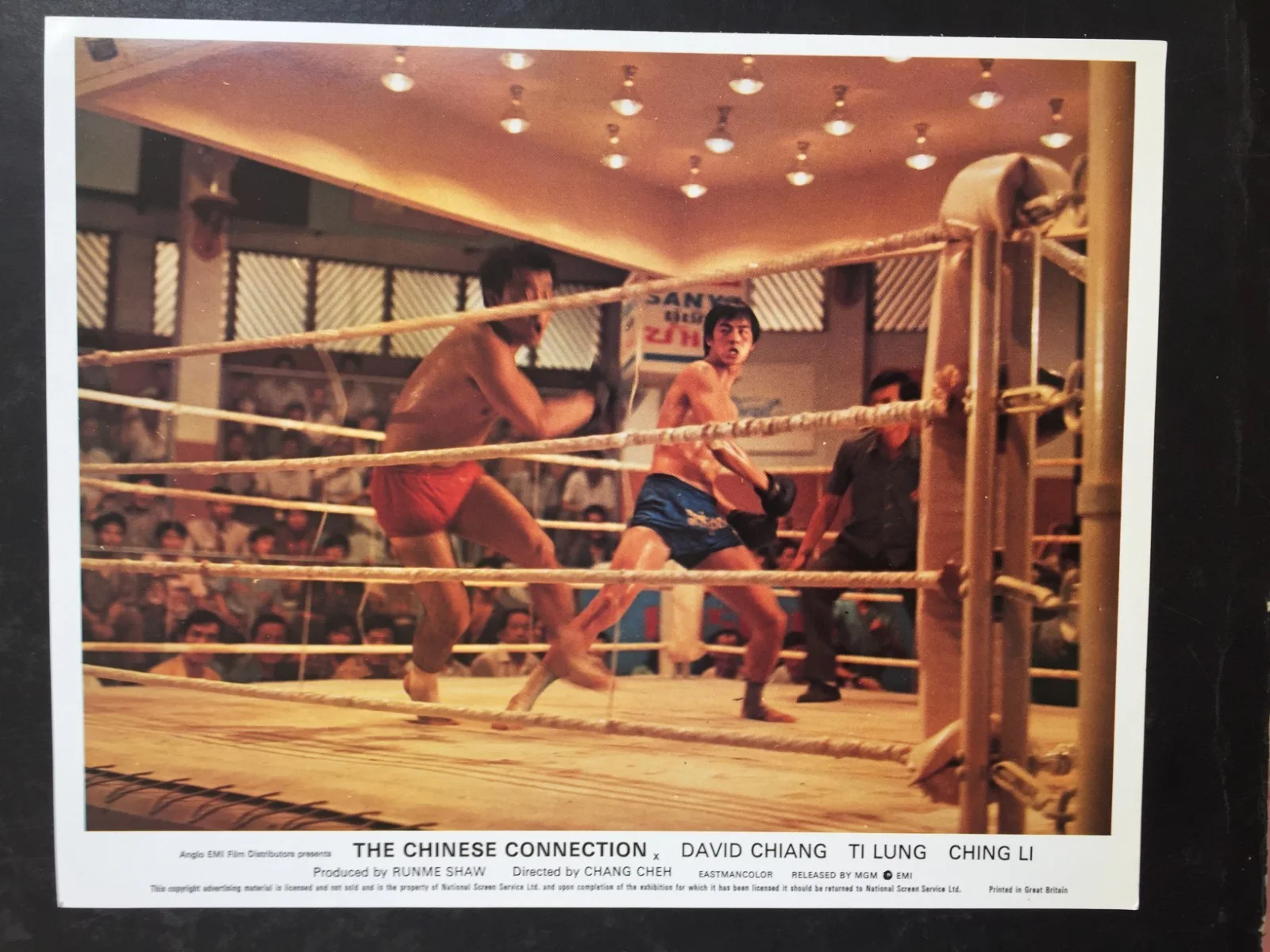 The Chinese Connection, 8 Original Lobby Cards, 1973 Martial Arts, David Chiang, image 3
