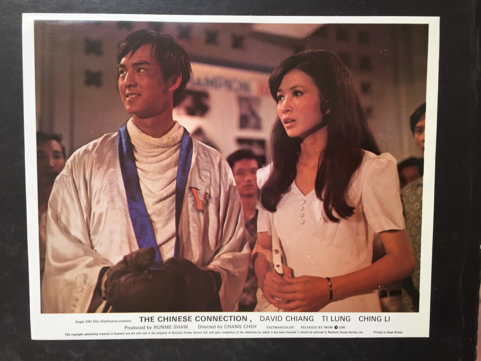The Chinese Connection, 8 Original Lobby Cards, 1973 Martial Arts, David Chiang, image 4