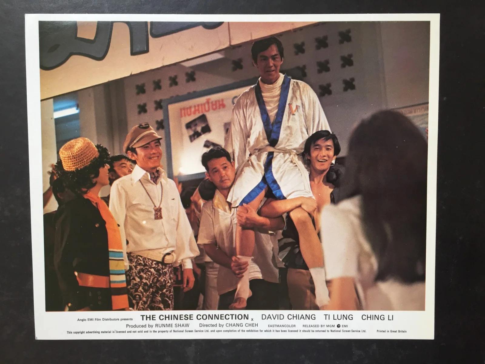 The Chinese Connection, 8 Original Lobby Cards, 1973 Martial Arts, David Chiang, image 5