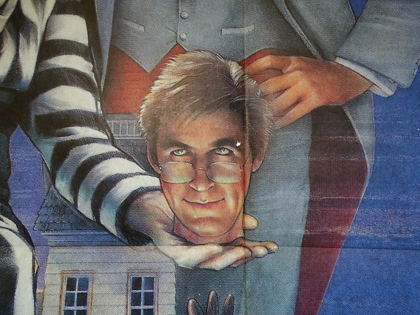Original French movie film poster art Beetlejuice 1988 Michael Keaton Tim Burton, изображение 2
