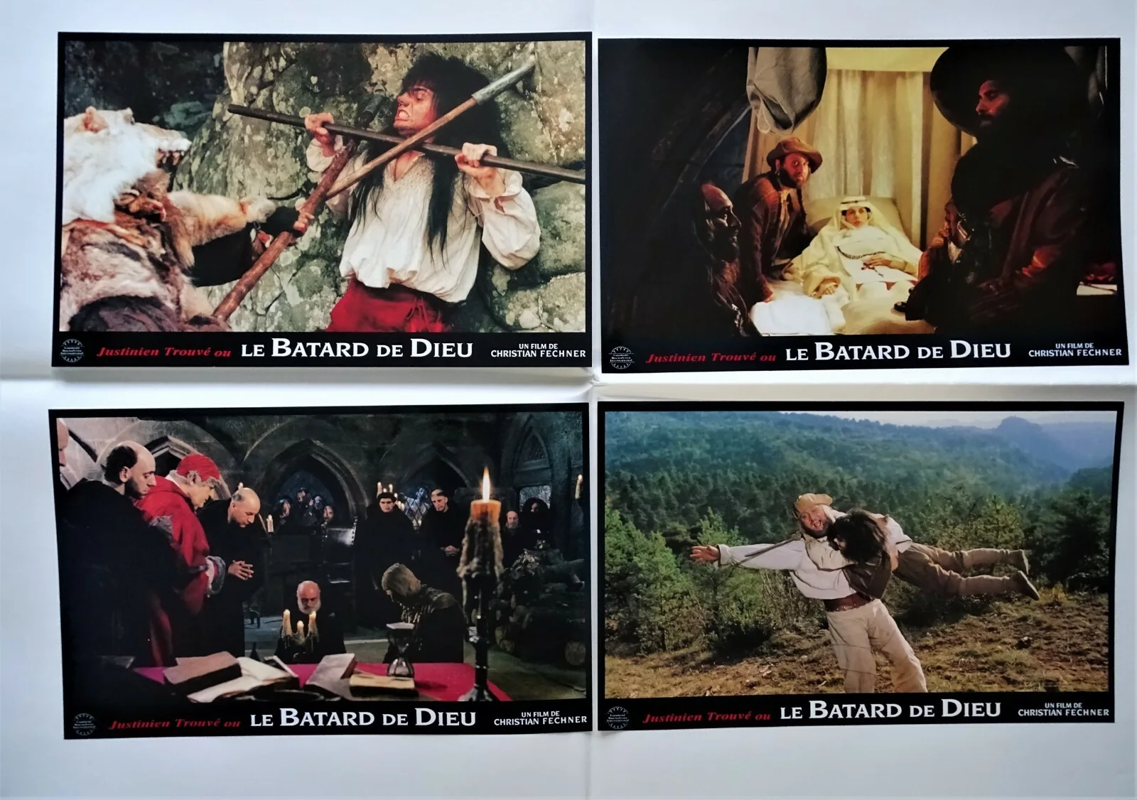 Original French small poster movie film 1993 Le Batard de Dieu art 5 lobby cards, изображение 2