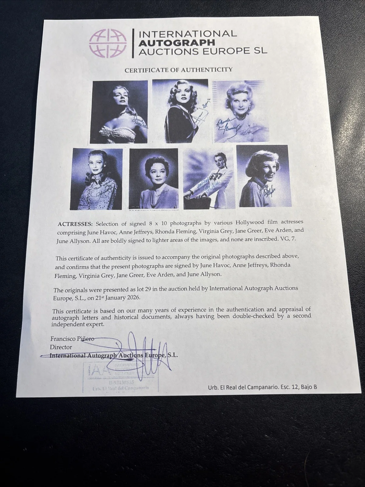 Anne Jeffreys — Anne Jeffreys Signed 8x10 Photo Autograph IAA COA Classic Hollywood Actress, изображение 5