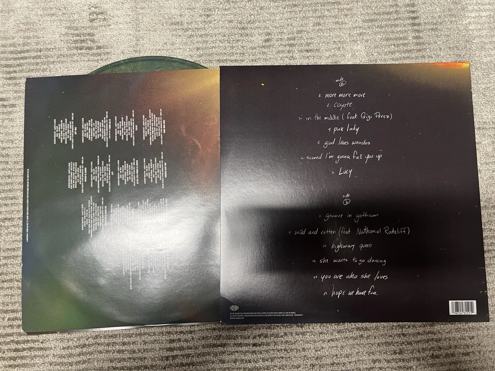 MT. Joy Hope We Have Fun Signed vinyl, image 2