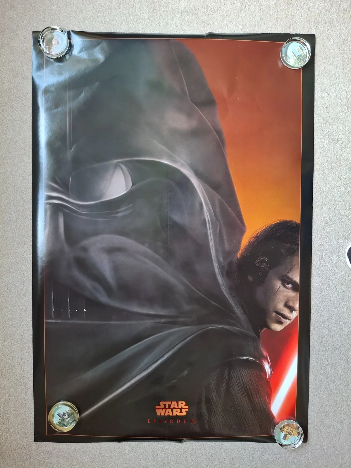 Star Wars Revenge of the Sith (2005) Original US One Sheet Movie Film Poster, изображение 2