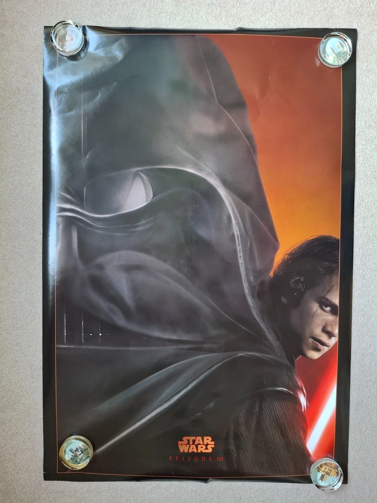 Star Wars Revenge of the Sith (2005) Original US One Sheet Movie Film Poster, изображение 3