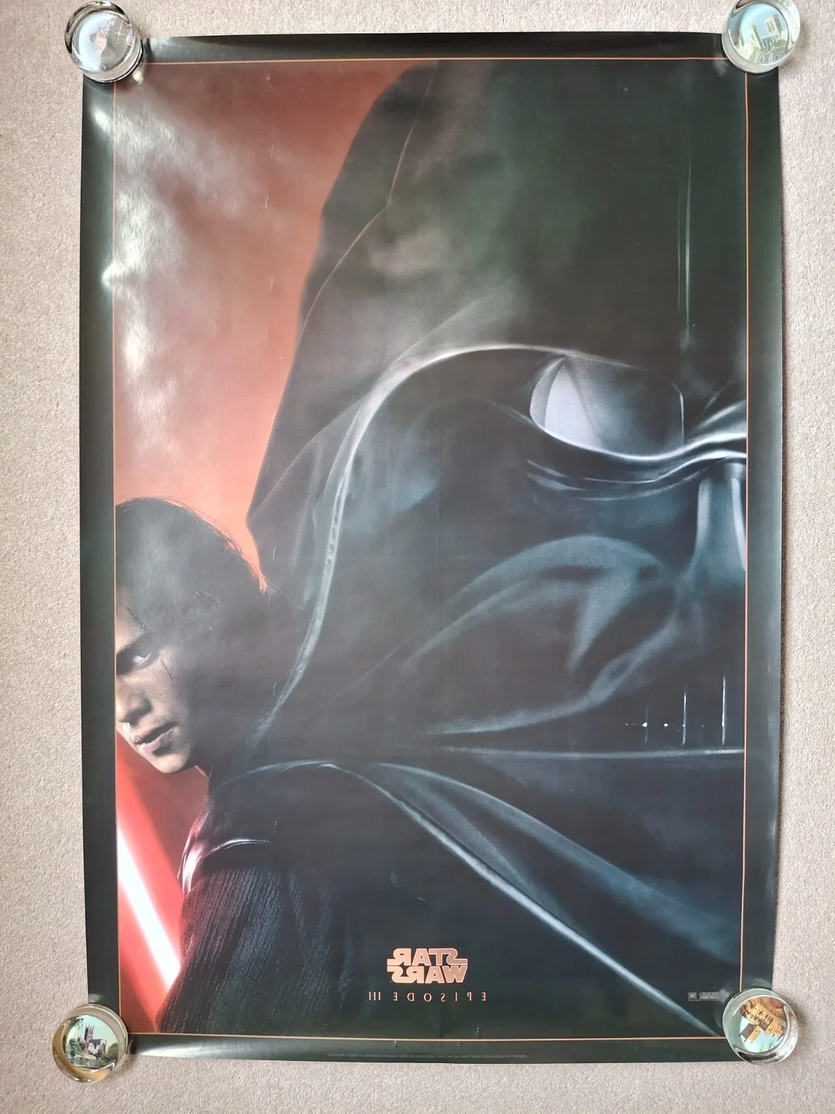Star Wars Revenge of the Sith (2005) Original US One Sheet Movie Film Poster, изображение 4