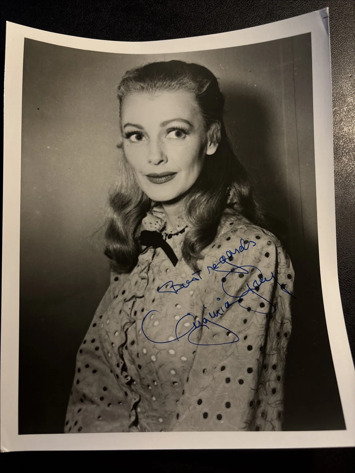 Virginia Grey — Virginia Grey Signed 8x10 Photo Autograph Inscribed IAA COA Classic Actress