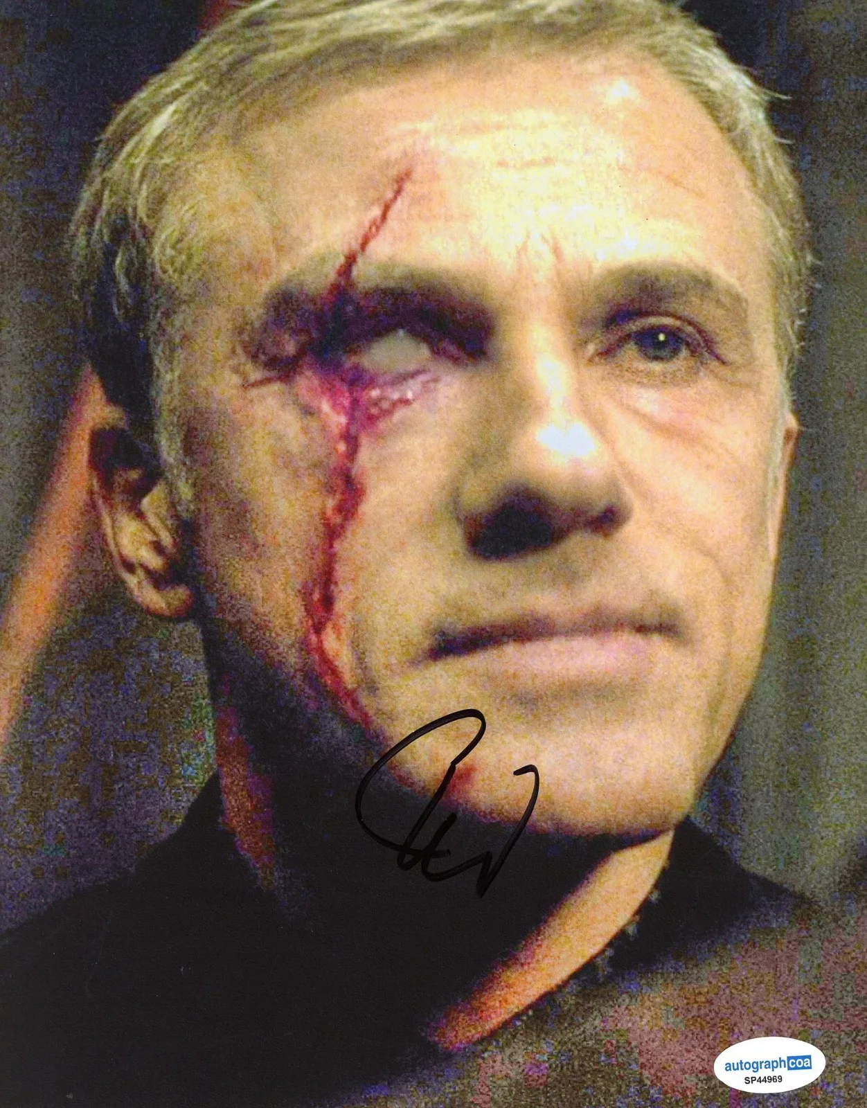 CHRISTOPH WALTZ — Christoph Waltz signed "NO TIME TO DIE" 8x10 Photo b 007 BOND Blofeld ACOA COA, изображение 3