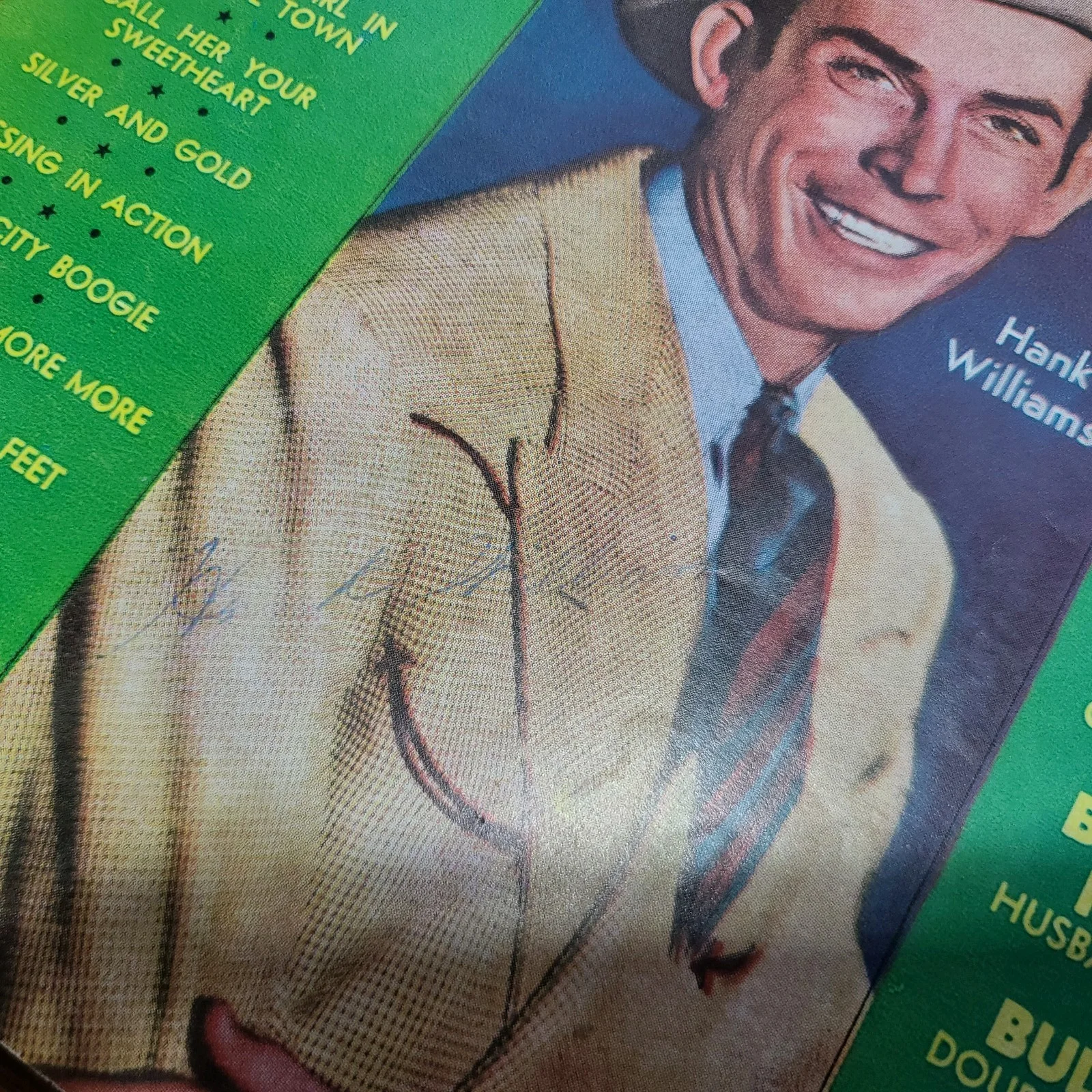 Country Song Round Up Hank Williams Sr Cover Signed by Him 1950s Rare 🔥🔥, изображение 4