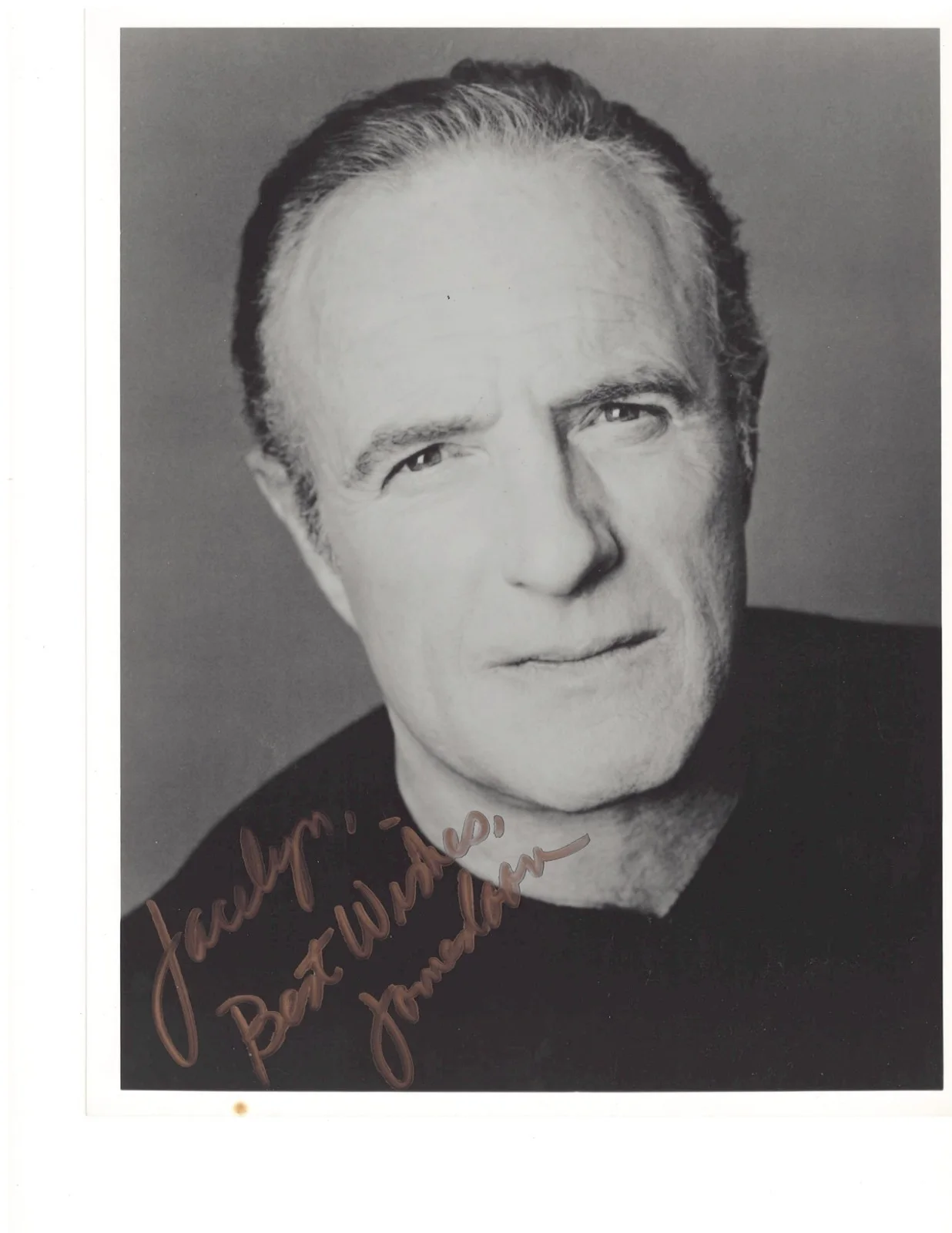 James Caan — James Caan Signed 8x10 BW Photo — Actor (The Godfather)
