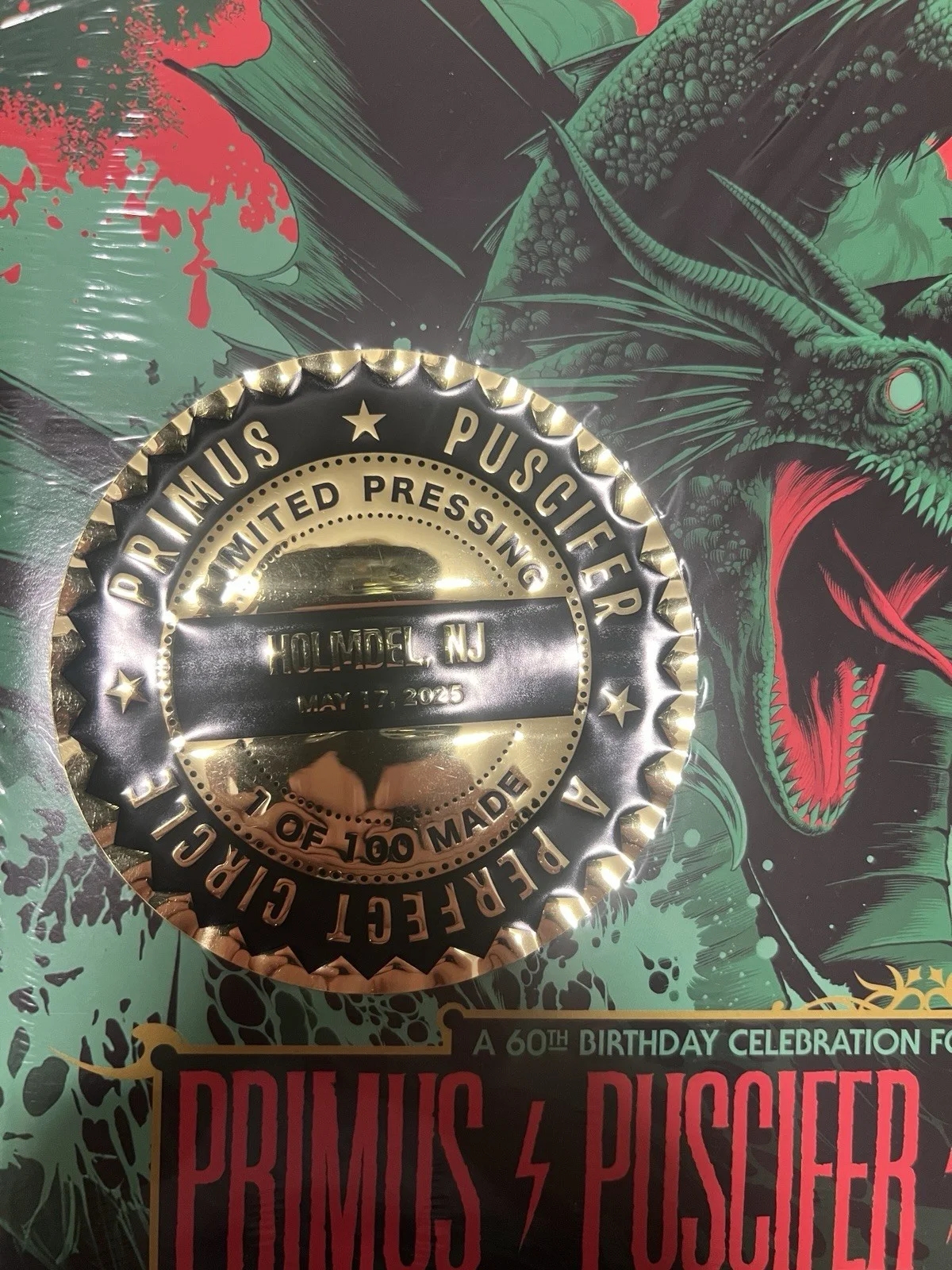 Sessanta Primus Puscifer A Perfect Circle Holmdel 5.17.25 4LP Vinyl 1/100, image 2