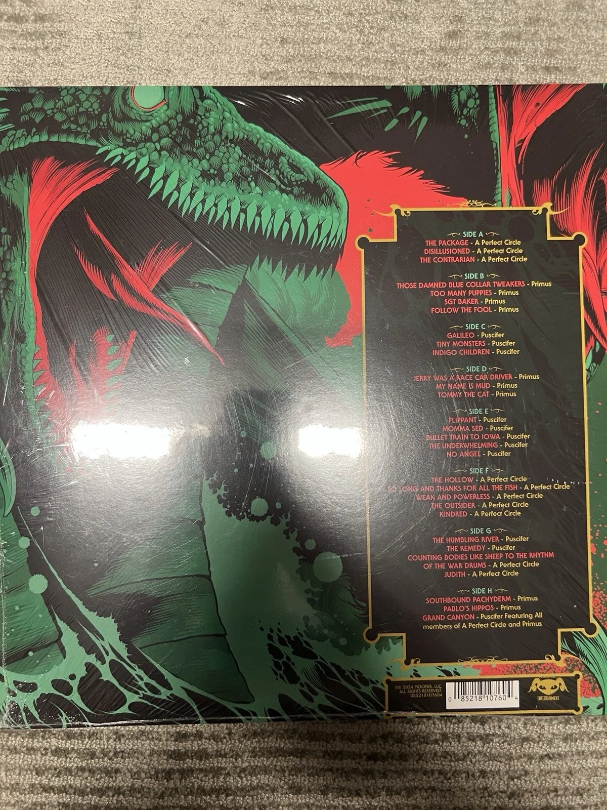 Sessanta Primus Puscifer A Perfect Circle Holmdel 5.17.25 4LP Vinyl 1/100, image 3
