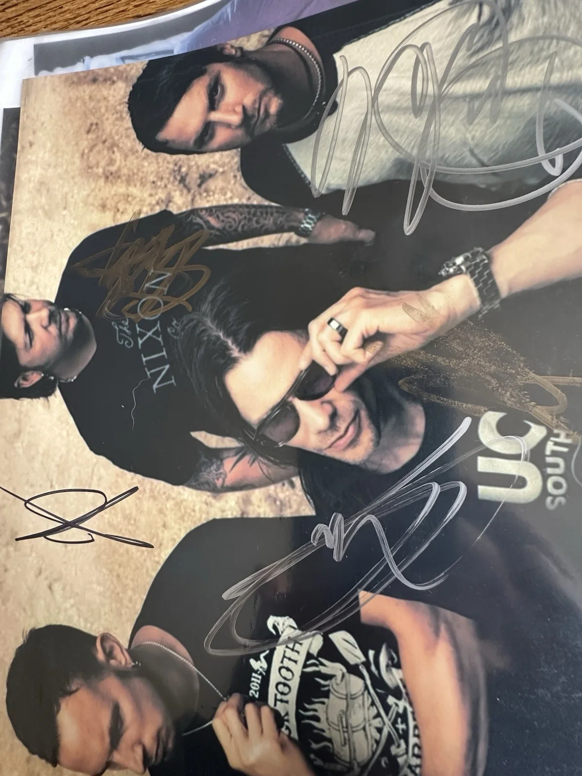 Autographed Alter Bridge 8 X 10 Photo (Creed), image 2
