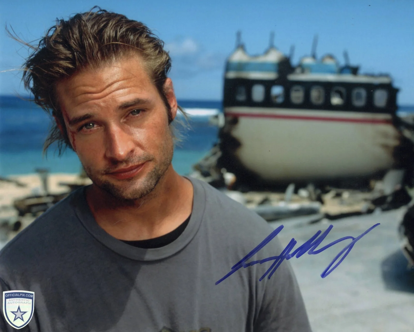 Josh Holloway — Signed Josh Holloway Lost James "Sawyer" Ford 8x10 w/ Official Pix COA