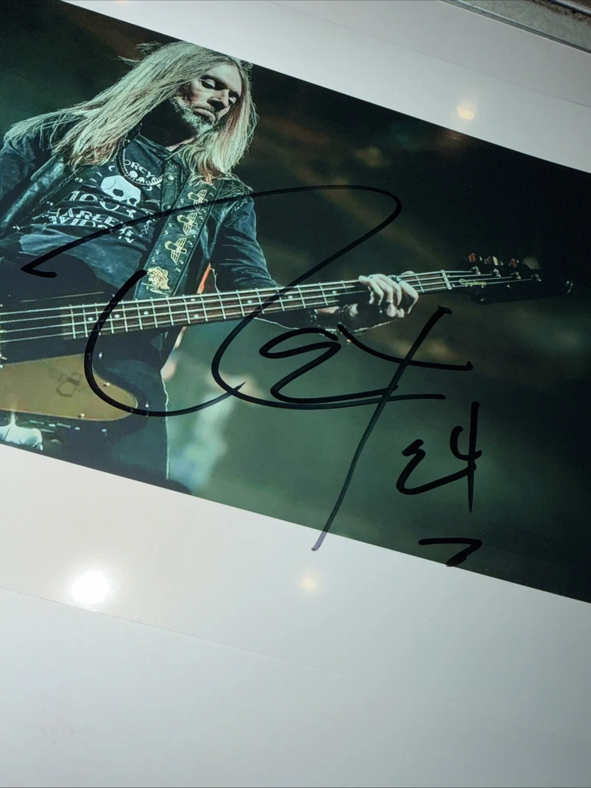 Rex Brown Pantera Bassist Signed Autographed 8x10 Photo W/ JSA, изображение 2
