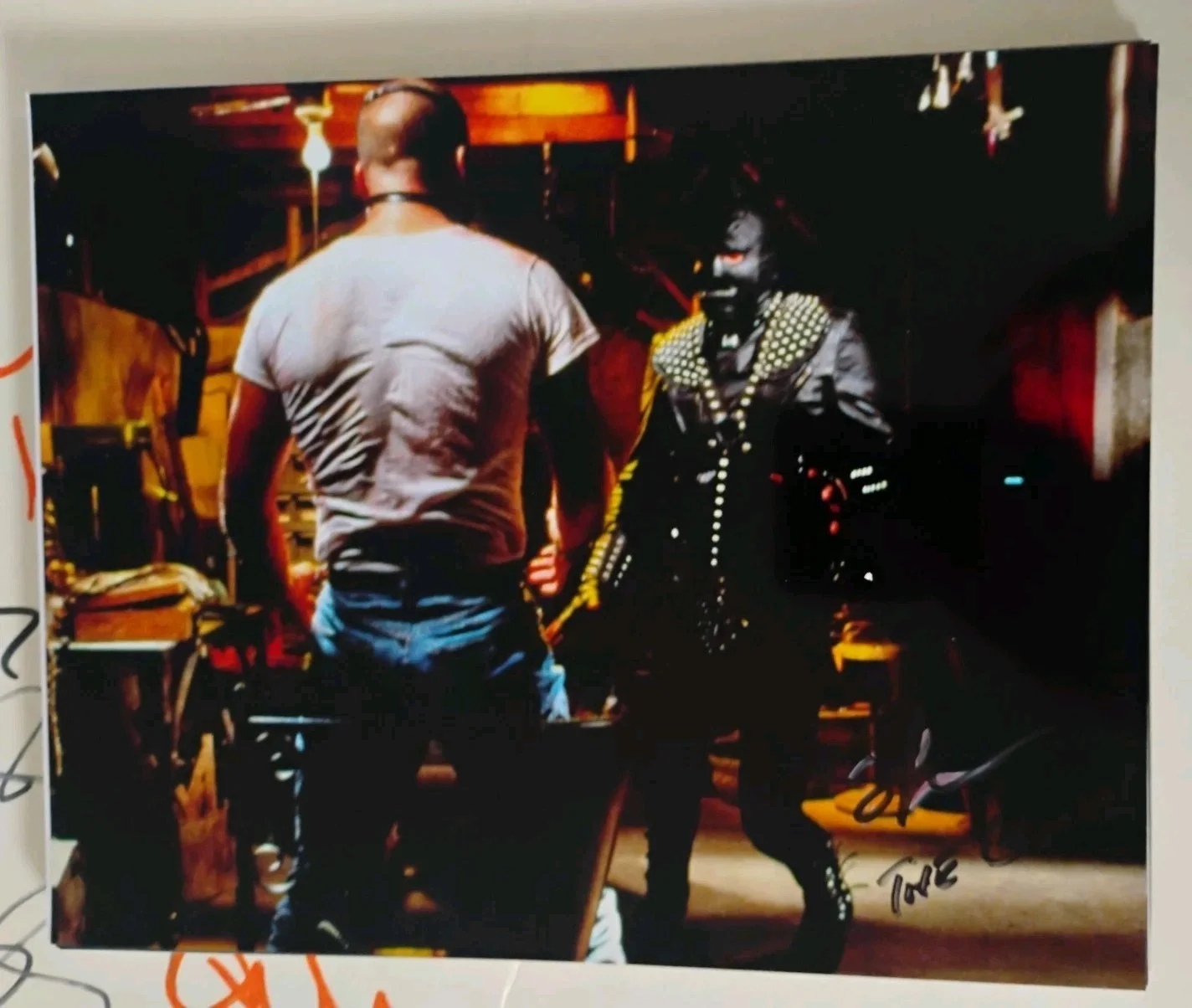 STEPHEN HIBBERT — R.I.P. THE GIMP PULP FICTION STEPHEN HIBBERT SIGNED CUSTOM ART EDIT 8X10 PHOTO