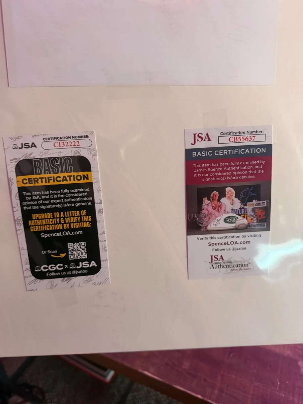 Cheech, Chong — Cheech & Chong Autographed Signed MUF DVR License Plate And Photo JSA COA, изображение 4