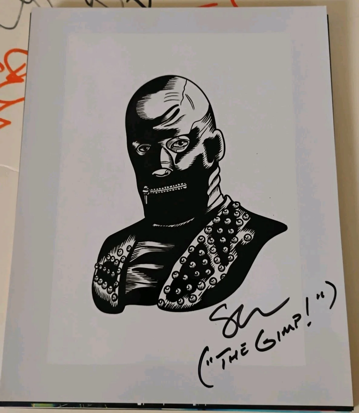STEPHEN HIBBERT — R.I.P. THE GIMP PULP FICTION STEPHEN HIBBERT SIGNED CUSTOM ART EDIT 8X10 PHOTO