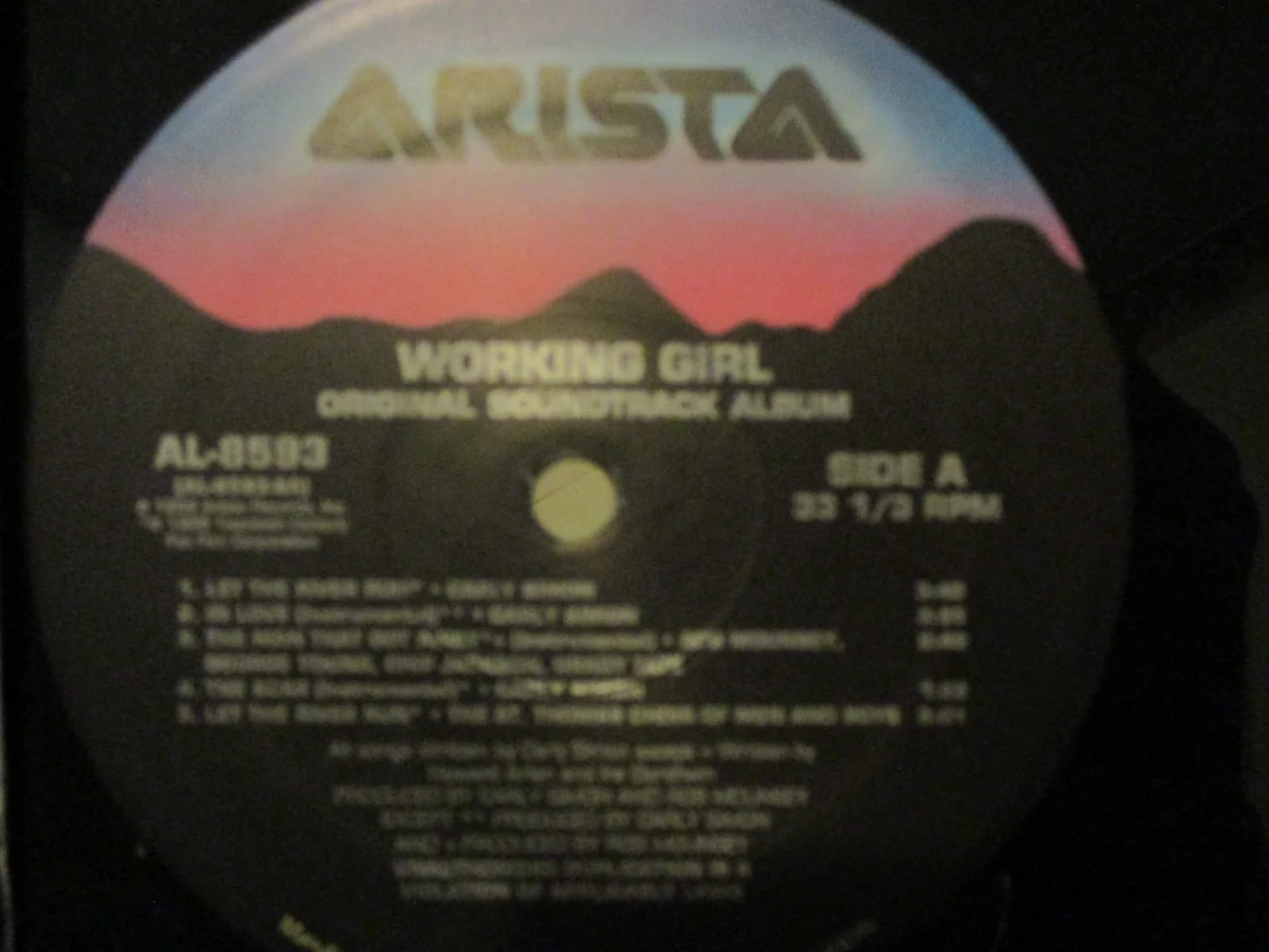 SIGNED CARLY SIMON ALBUM (WORKING GIRL SOUNDTRACK, 1989)!!, изображение 4