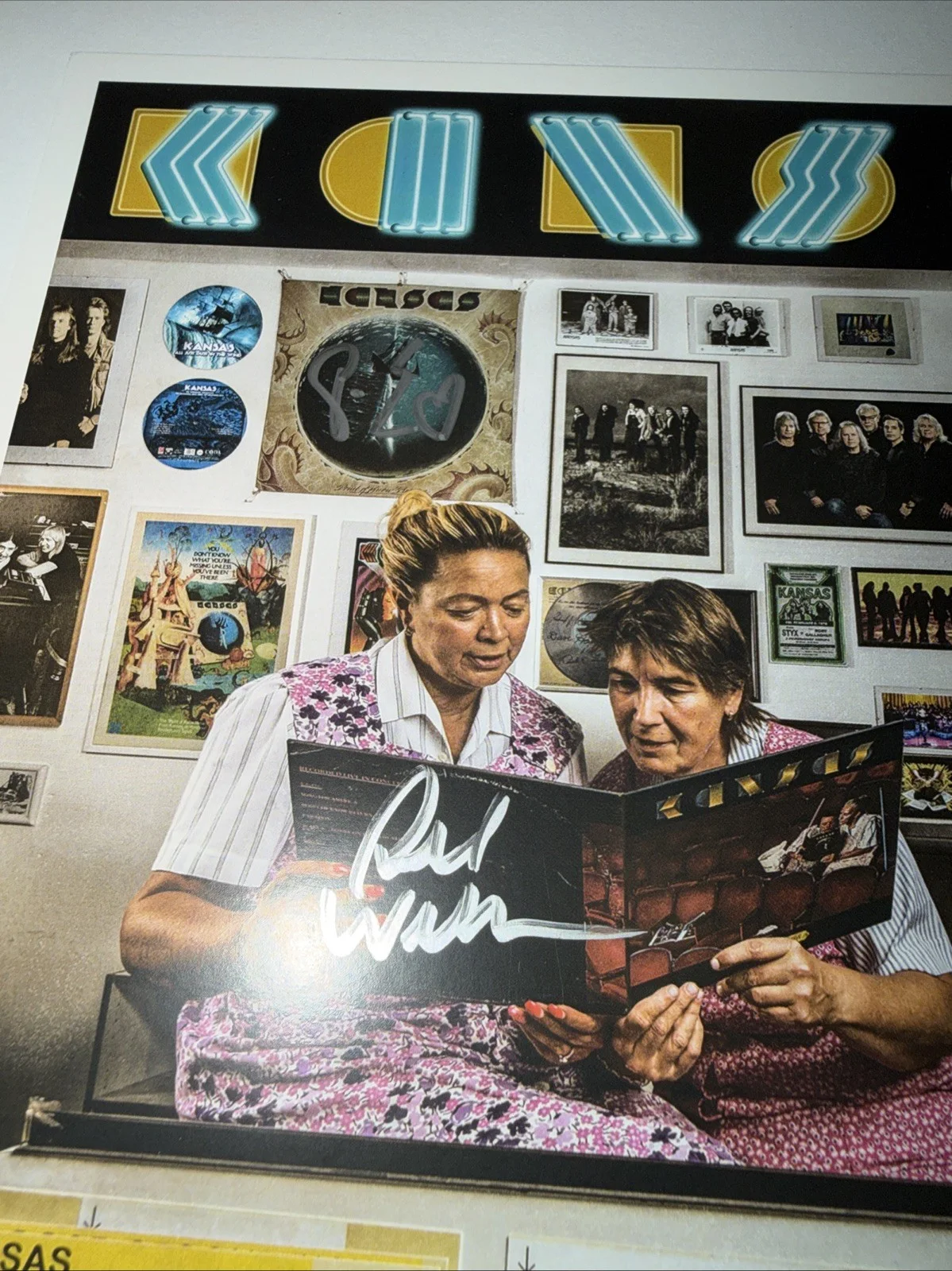 Kansas Band Signed Autographed 8X10 Print /200 Goldmine Magazine 50 Years W/JSA, изображение 3
