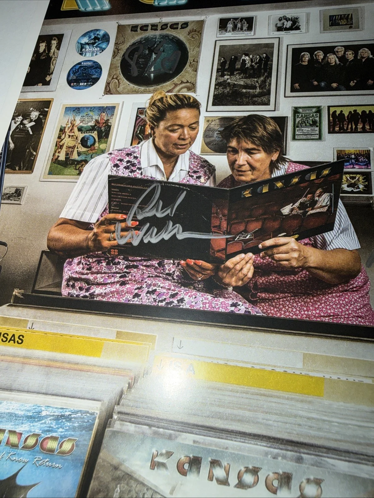 Kansas Band Signed Autographed 8X10 Print /200 Goldmine Magazine 50 Years W/JSA, изображение 4