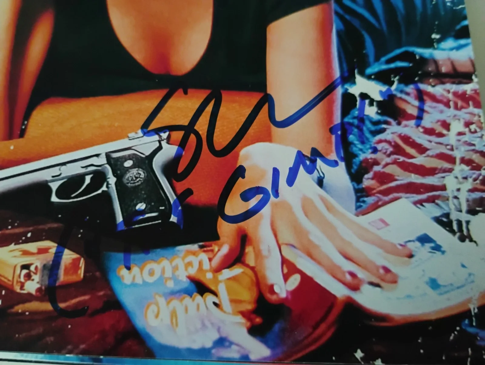 STEPHEN HIBBERT — R.I.P. THE GIMP PULP FICTION STEPHEN HIBBERT SIGNED CUSTOM ART EDIT 8X10 PHOTO, image 2
