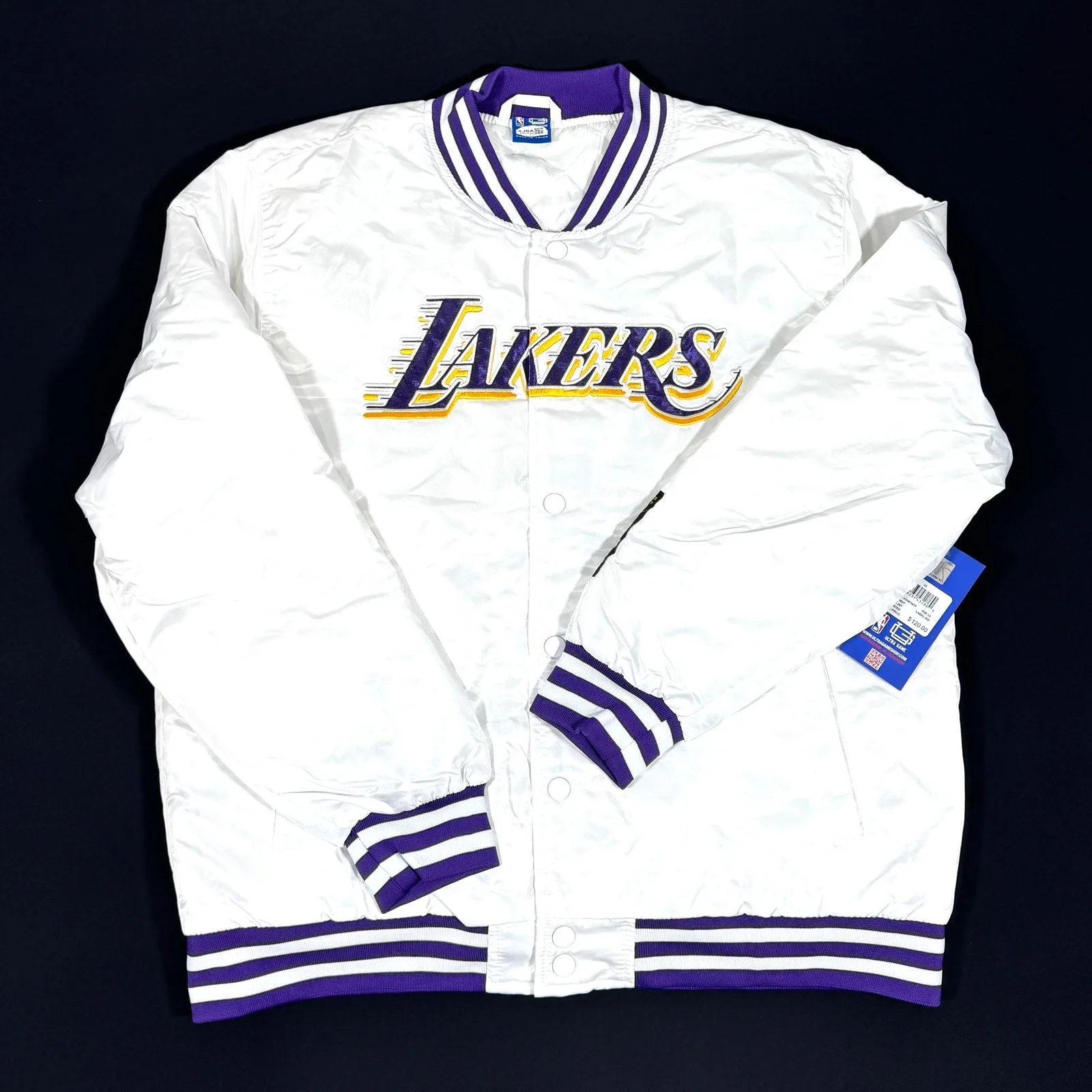 CHAD SMITH Signed Los Angeles Lakers Ultra Game Warm Up Jacket JSA Auth AUTO A, image 4