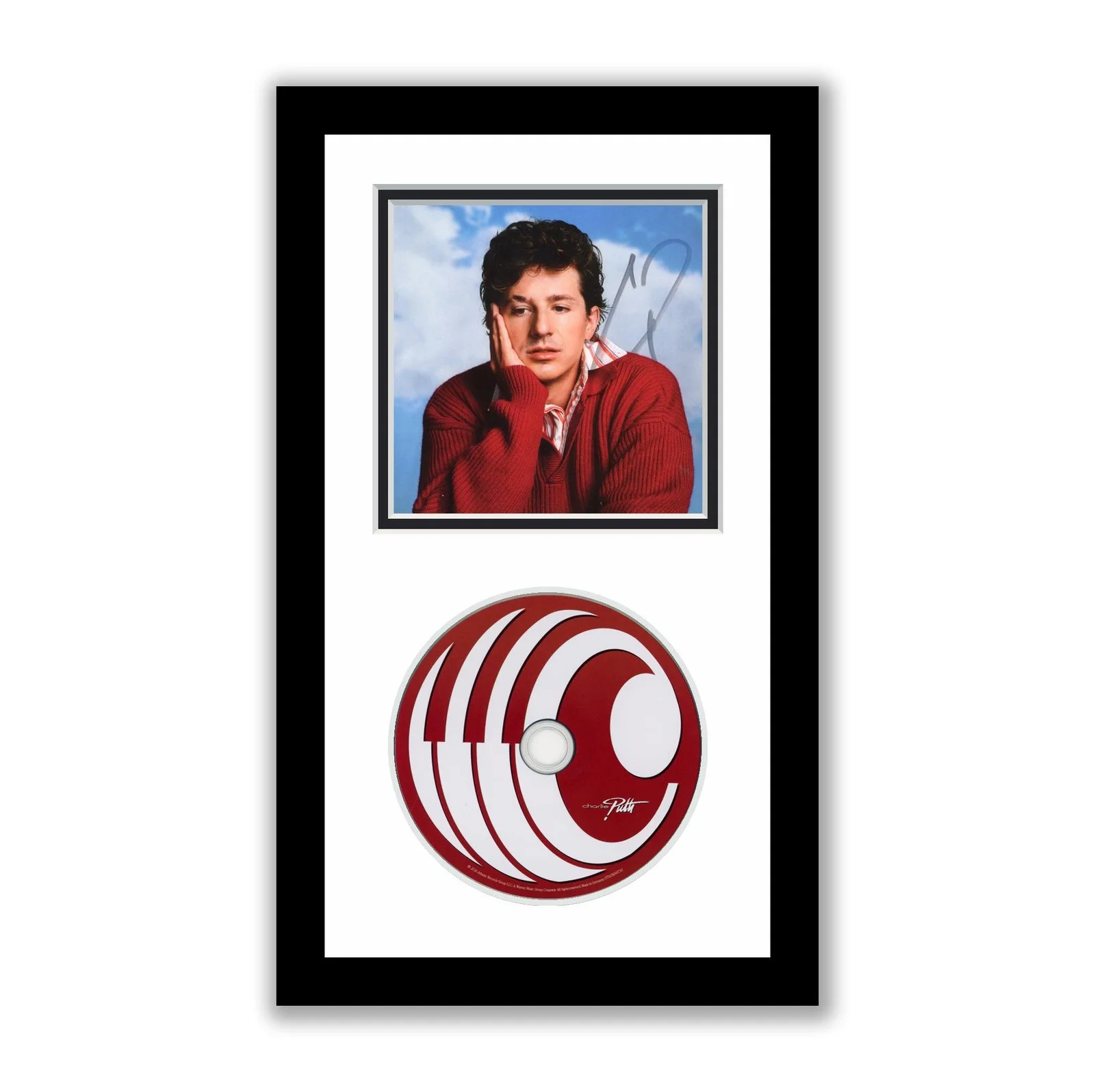 Charlie Puth — Charlie Puth Autographed Signed Framed CD Whatever's Clever! ACOA