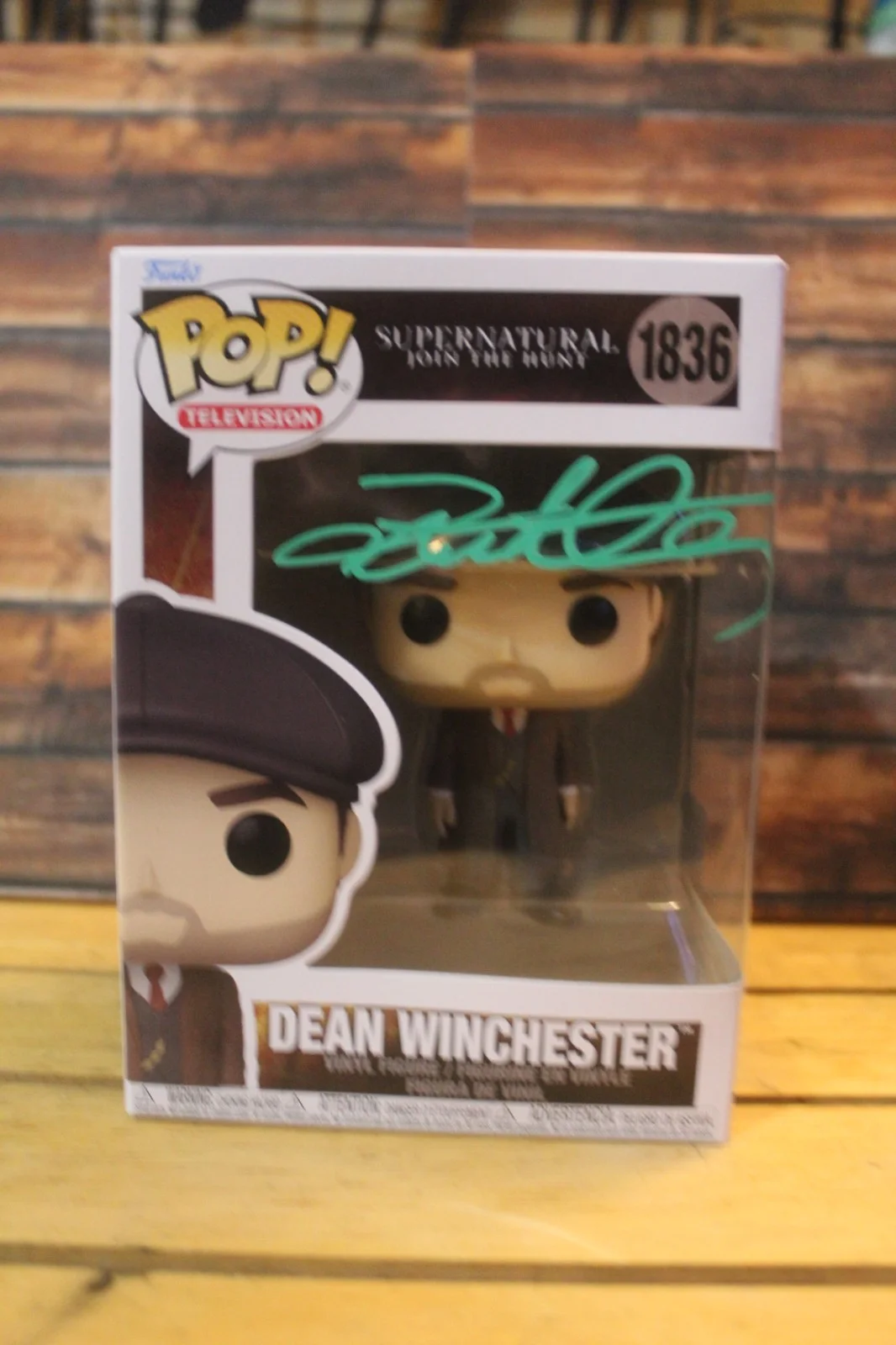Jensen Ackles — Signed Funko Pop #1836 - Supernatural - Dean Winchester - Jensen Ackles + COA, изображение 3