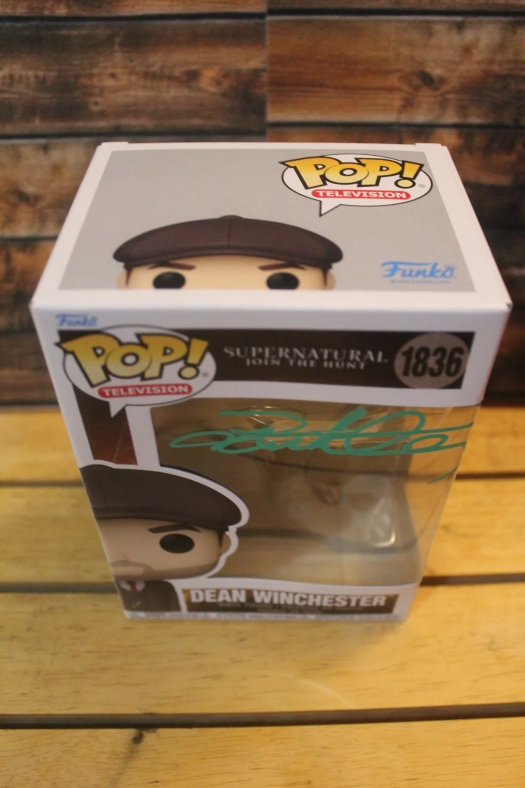 Jensen Ackles — Signed Funko Pop #1836 - Supernatural - Dean Winchester - Jensen Ackles + COA, изображение 4