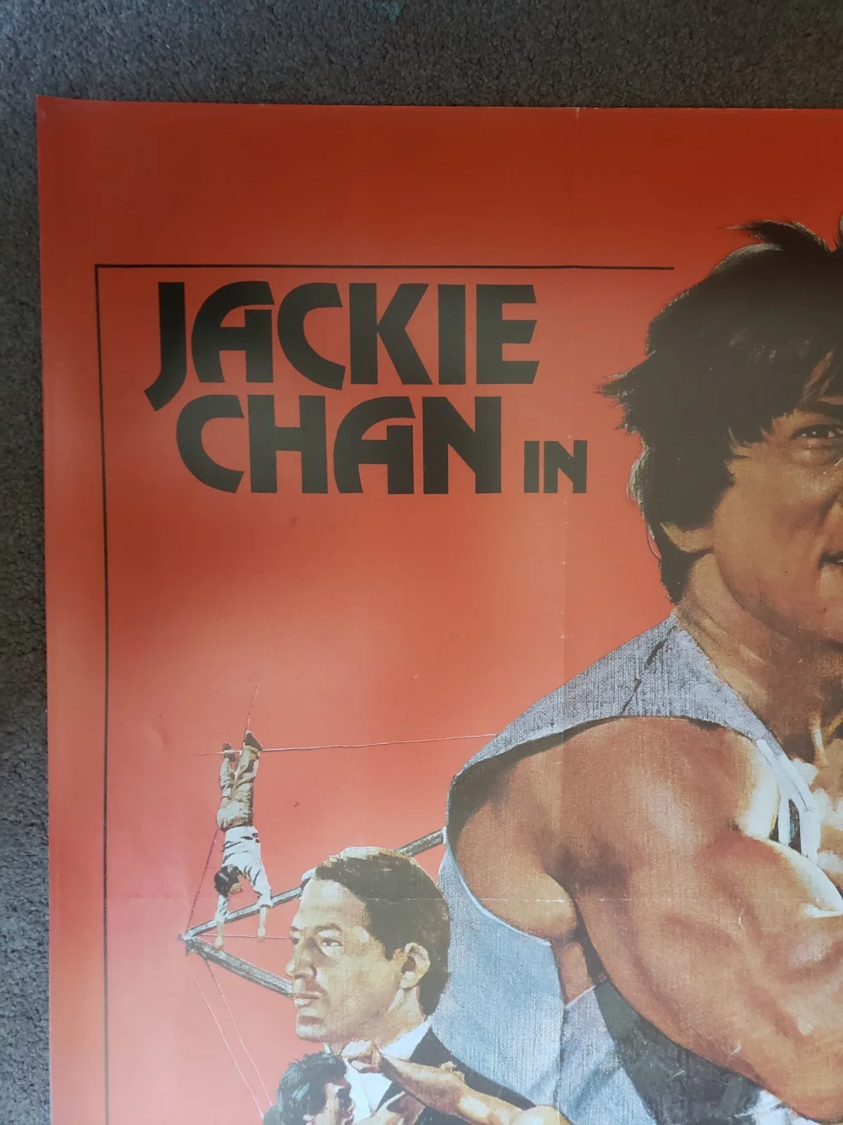 The Big Brawl - Jackie Chan - Original UK Quad Cinema Poster - 1980 Folded, изображение 2