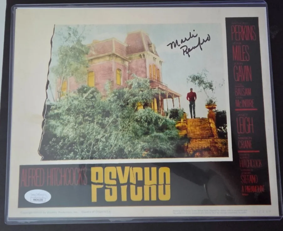 Marli Renfro — Marli Renfro 'Psycho' Autographed Hard Signed 8x10 Photo - JSA COA