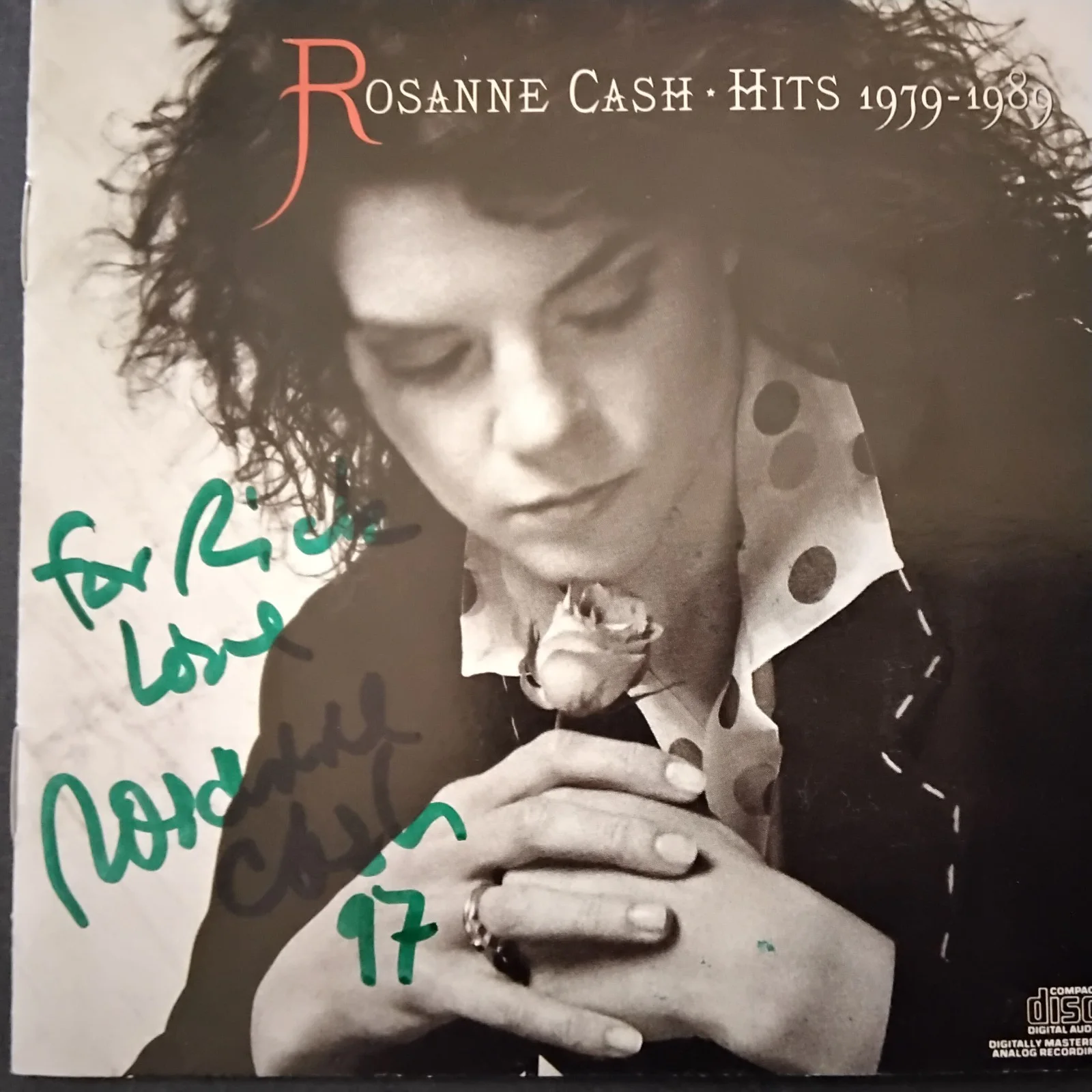 Rosanne Cash SIGNED 1989 CD Cover Country Singer Seven Year Ache Don't Want Me, изображение 2