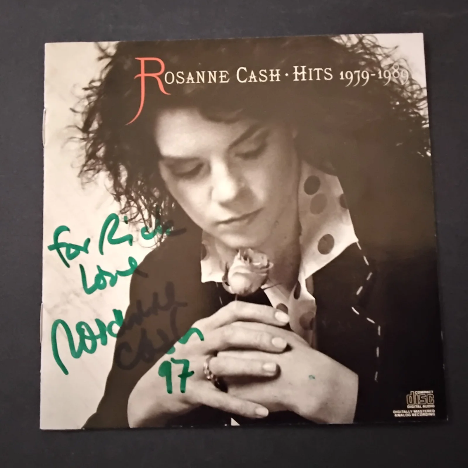 Rosanne Cash SIGNED 1989 CD Cover Country Singer Seven Year Ache Don't Want Me, изображение 5